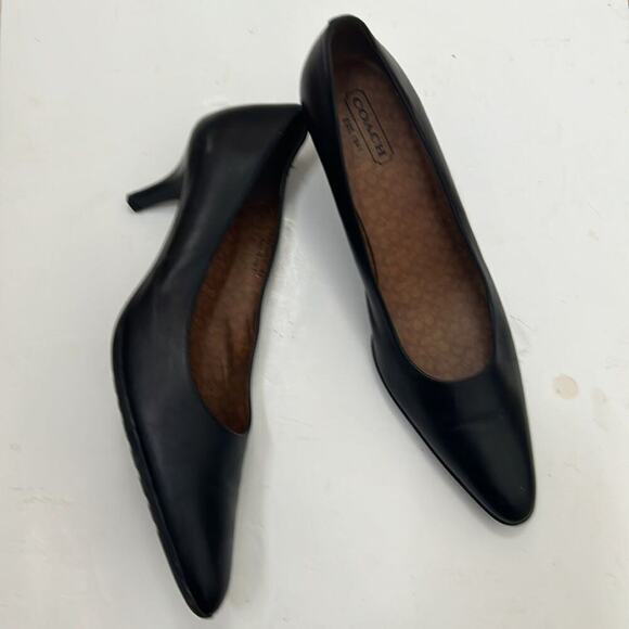 COACH AMELIA CALFSKINS‎ LEATHER PUMPS SIZE 11 - Picture 2 of 9